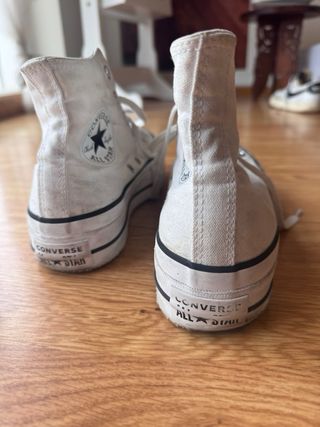 Converse All Star Plataforma Blancas