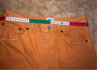 Urban Outfitters Pantalón Naranja Wide Leg