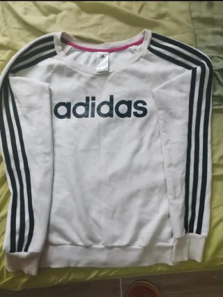 Sudadera Adidas Blanca Talla XS