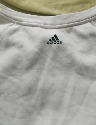 Sudadera Adidas Blanca Talla XS