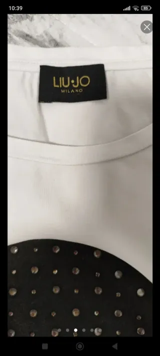 Camiseta Liu Jo Talla 42 Leopardo Lentejuelas