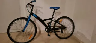 Bicicleta 24 Negra y Azul
