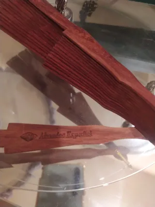 Armazón de madera para abanico