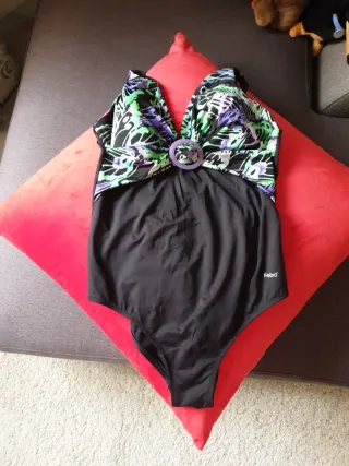 Bañador Talla 44 Negro Multicolor