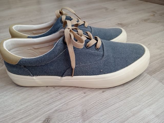 Zapatillas Springfield Azul y Beige