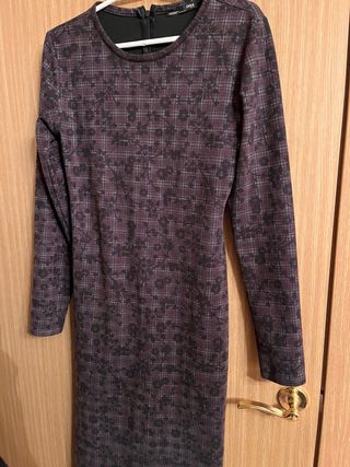 Vestido Zara estampado