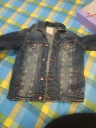Chaqueta tejana azul