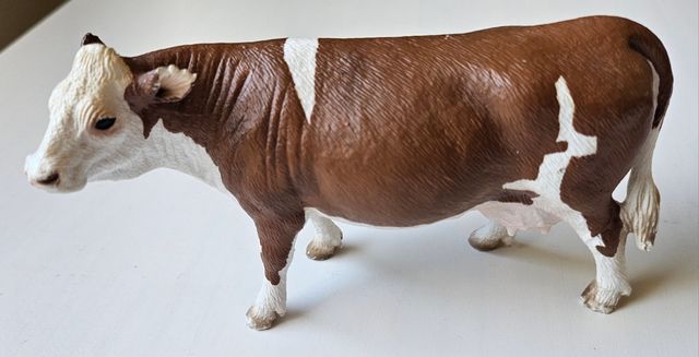 Figura Vaca grande Schleich Marrón y Blanca