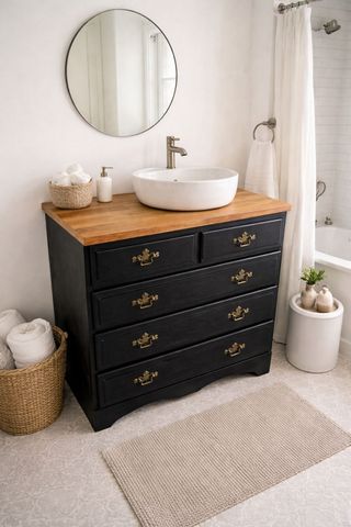 Preciosa cómoda de madera restaurada a tu gusto