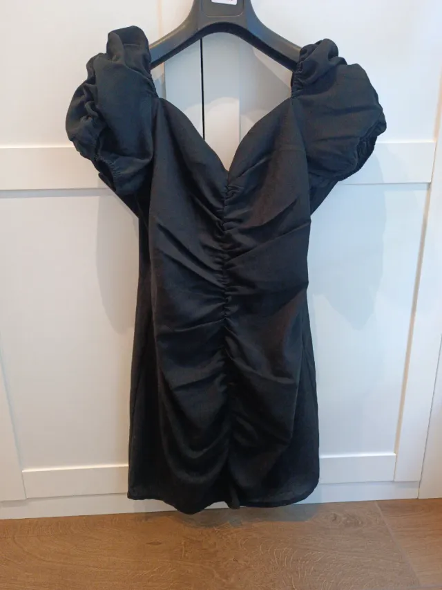 Vestido fiesta negro mujer talla 42