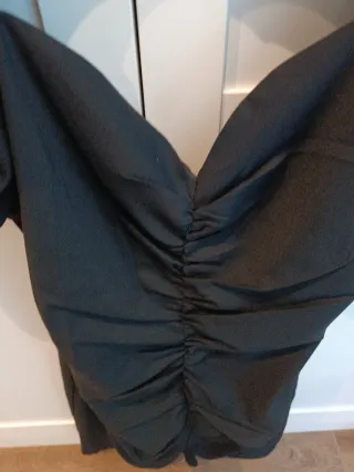 Vestido fiesta negro mujer talla 42