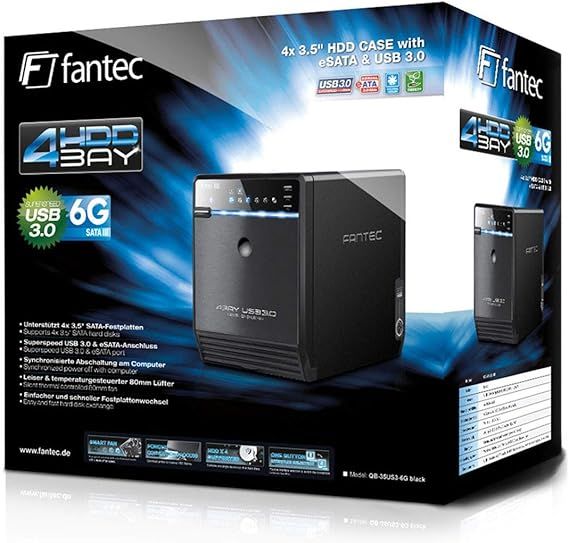 FANTEC 4 Bay USB 3.0 Case Esterno HDD
