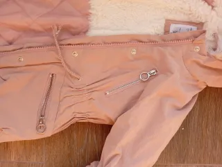 Parka infantil rosa talla 2-3 años 98 cm