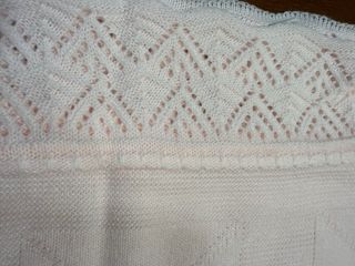 Toquilla bebé rosa con lazo