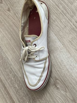 Bambas Lacoste Blancas