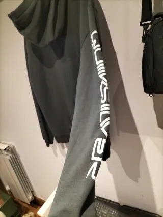 Sudadera Quiksilver Hombre Talla M Verde Oliva