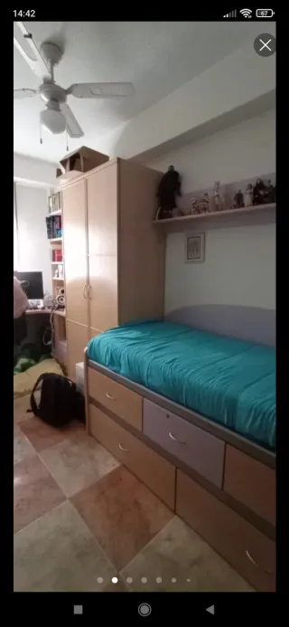 Cama juvenil con cajónes