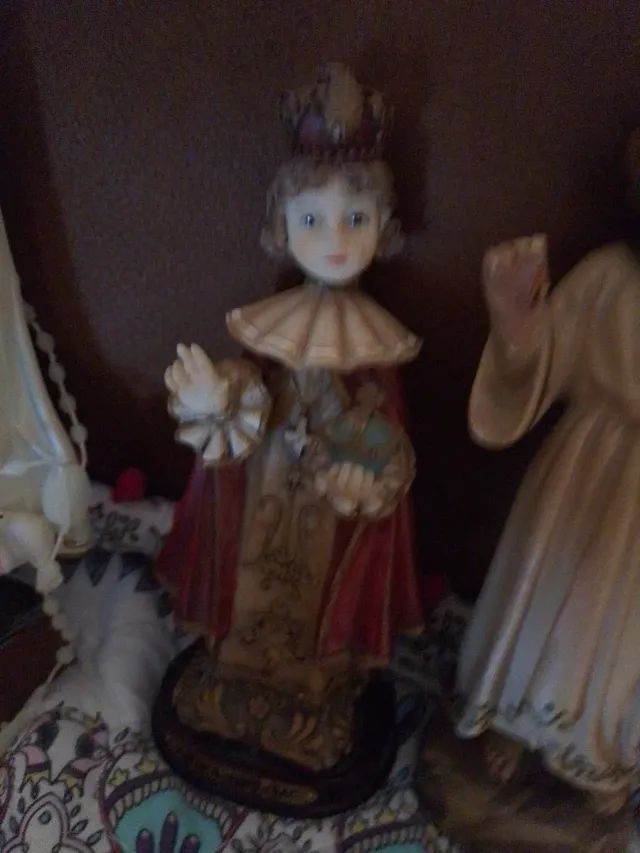 Lote 5 figure antiche del Bambino Gesù