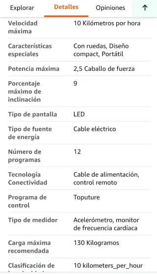 Cinta de correr TOPUTURE