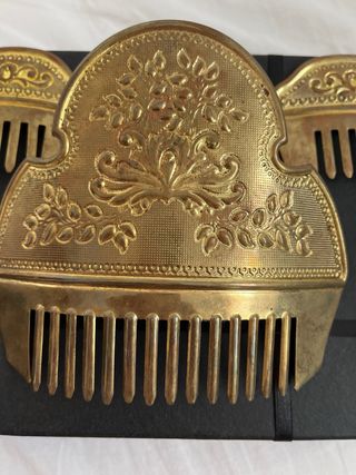 Peinetas Fallera Niña Doradas