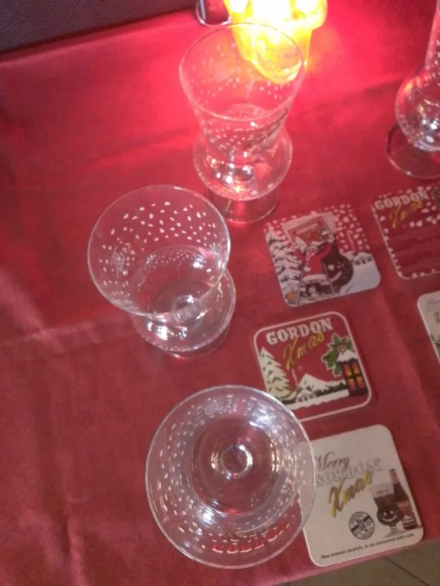 Set 6 Bicchieri Gordon Tema Natale