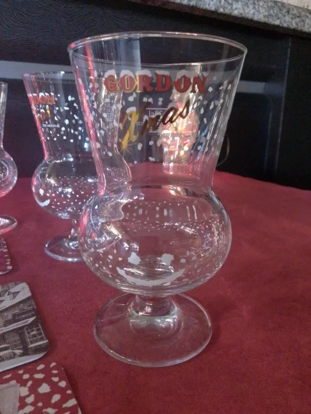 Set 6 Bicchieri Gordon Tema Natale