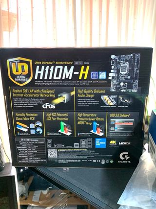 Caja + Placa Gigabyte H110M-H + Intel i5 7500