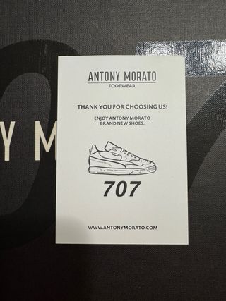 Sneakers Antony Morato 707 platform tg41 nuove