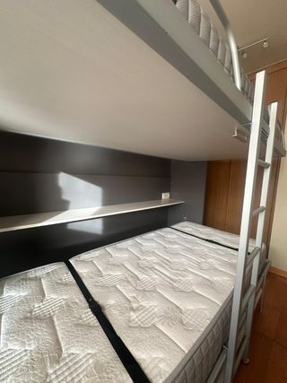 Litera Plegable Vertical Con colchones