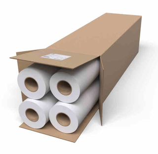 4 Rotoli Plotter 80g 610mm x 50m