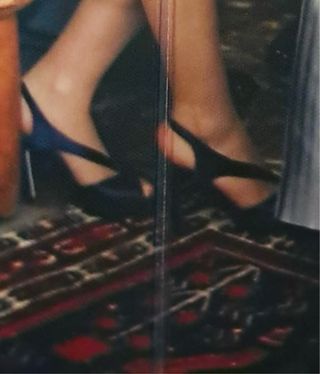 Sandalias Gloria Ortiz Azul Tacon Fiesta