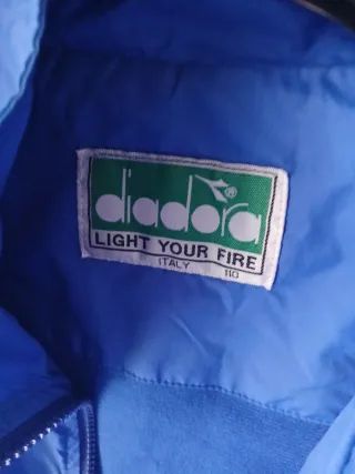 Chaqueta Diadora Azul Talla L