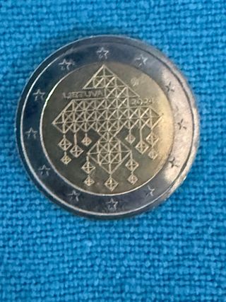 Lituania 2024 Jardines de Paja Moneda