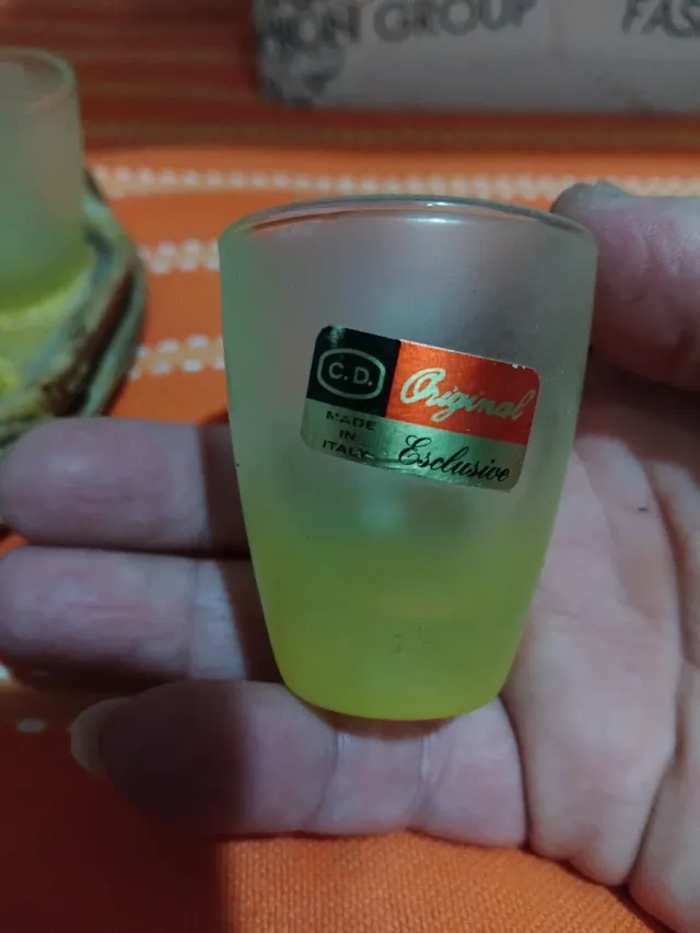 Set 6 Bicchierini Vetro