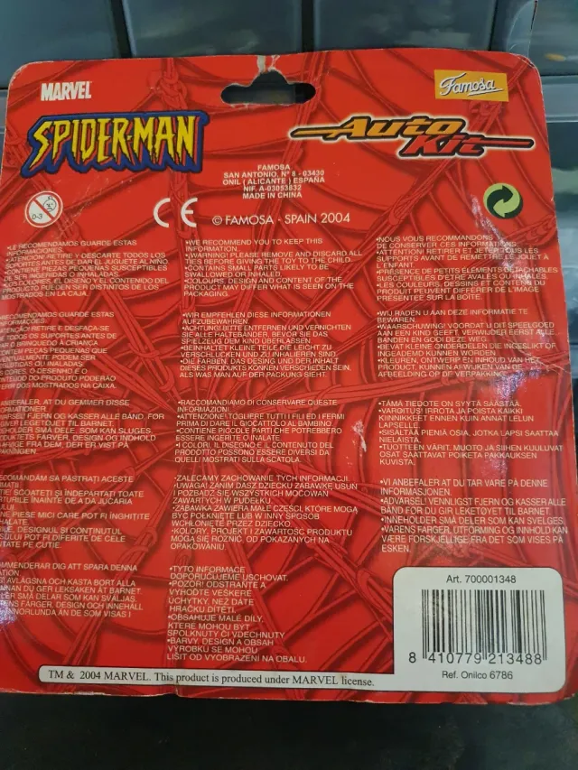 Micro Machines Famosa Spiderman Auto Kit