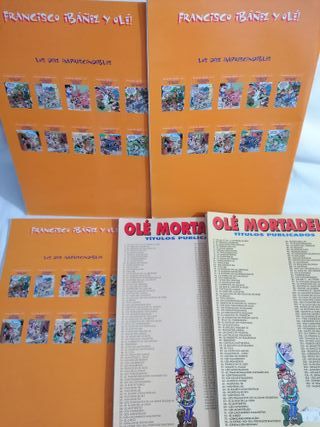 Lote Pack Comics Mortadelo y Filemón Ibáñez