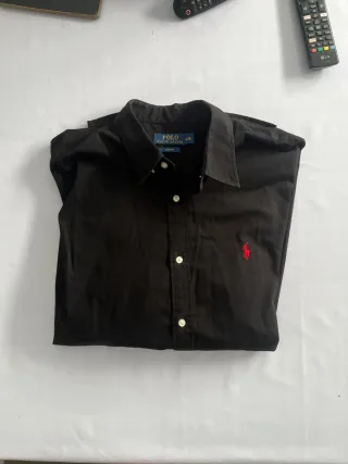 Camisa Polo Ralph Lauren Negra Talla L