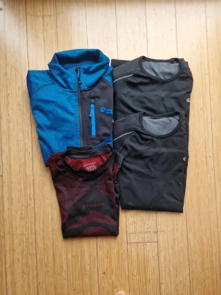 Camisetas termicas y jersey de esqui para niño