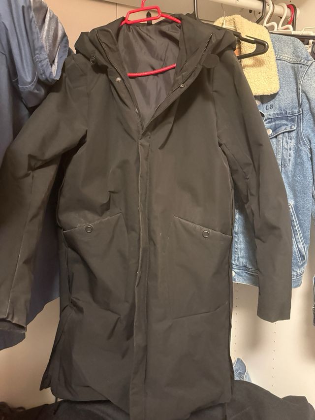 Chaqueta plumón hombre negra