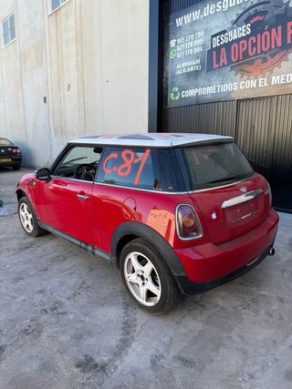 Despiece Mini cooper 1.6 R56 Gasolina, Año 2006