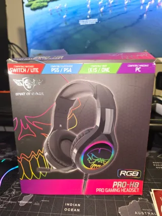Cascos Gaming RGB PRO-HB