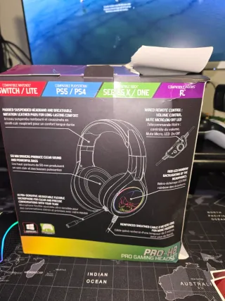 Cascos Gaming RGB PRO-HB