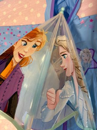 Impermeable y Paraguas Frozen Niña