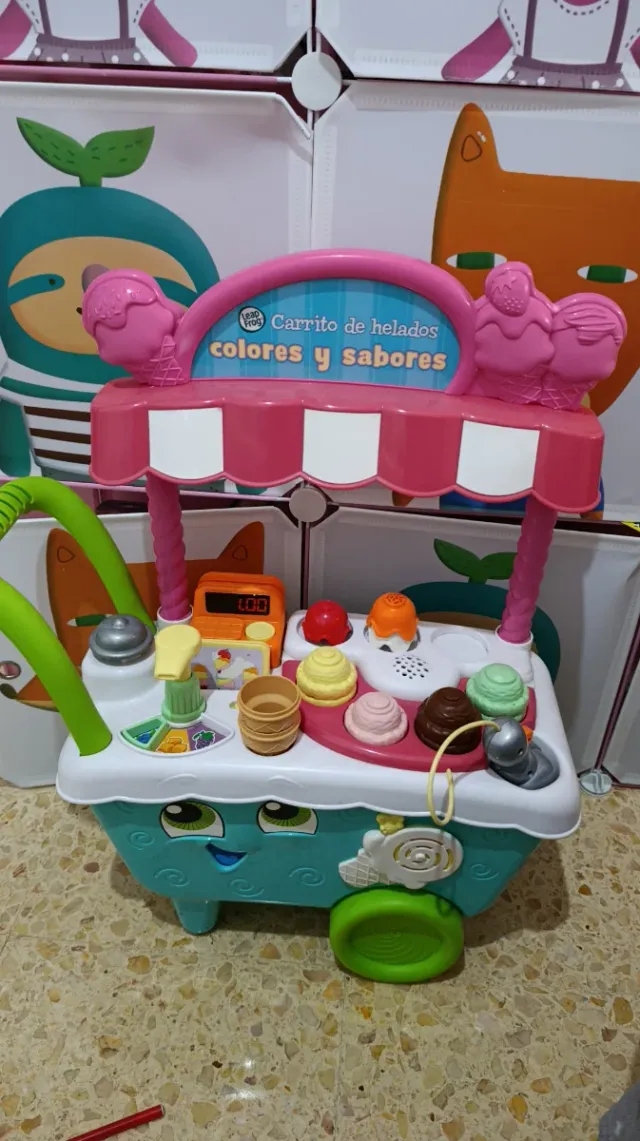 Carrito de helados LeapFrog Colores y Sabores