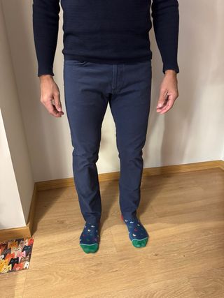 Pantalón Massimo Dutti Azul Hombre