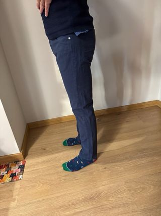 Pantalón Massimo Dutti Azul Hombre