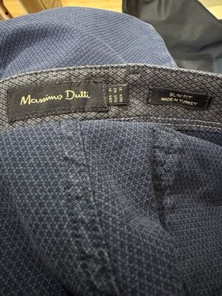 Pantalón Massimo Dutti Azul Hombre