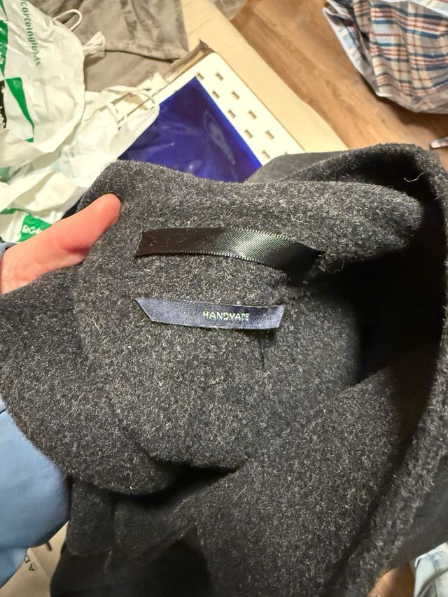 Abrigo de hombre negro