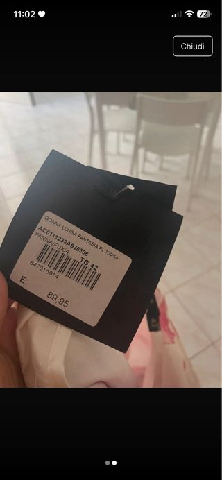 Gonna lunga Artigli floreale