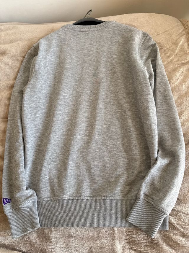 Felpa New Era Lakers Grigia Taglia S